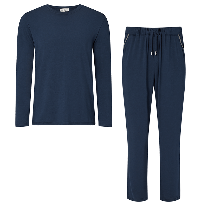 Essential Long Sleeved T shirt Pyjama Sleep Set