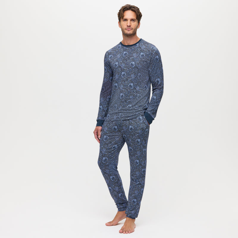 Cuffed Liberty Print Pyjama Trousers