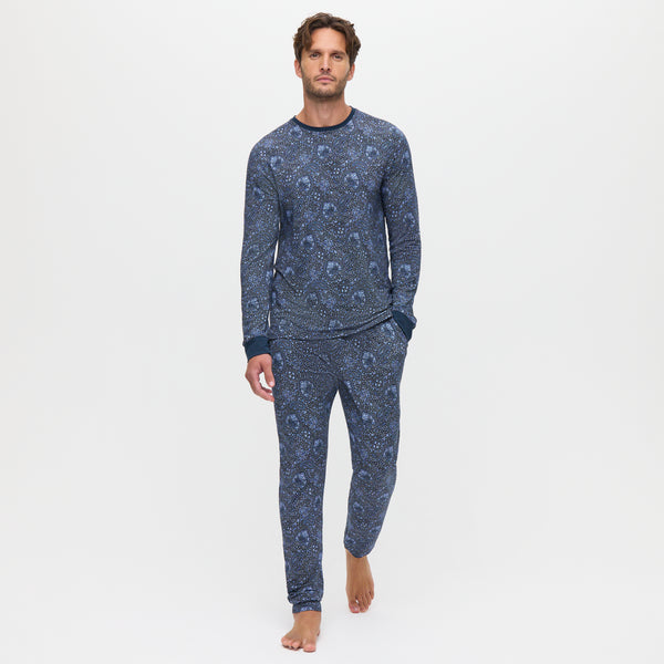 Cuffed Liberty Print Pyjama Trousers
