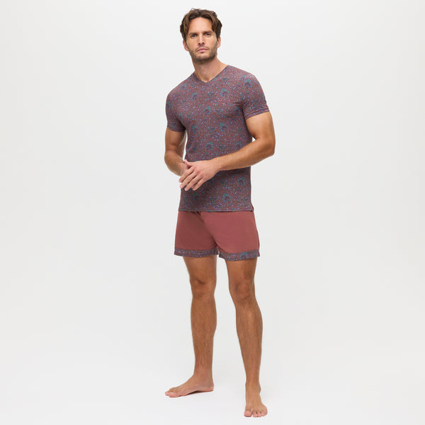 Marlow Liberty Print V-Neck T-Shirt