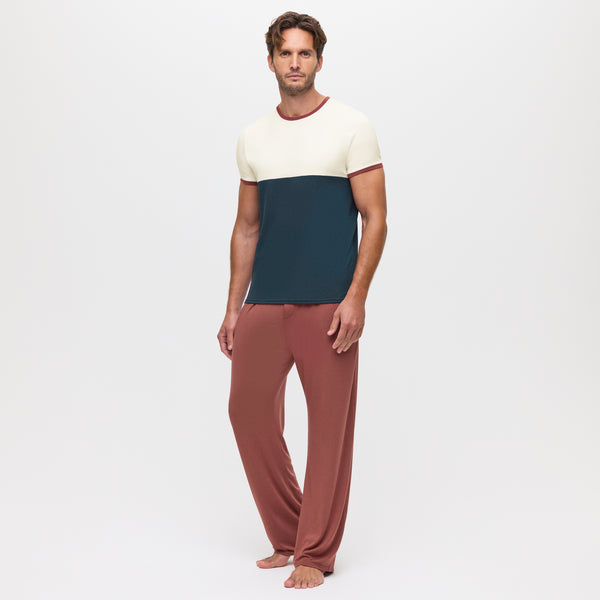Puzzle Color Block T-Shirt