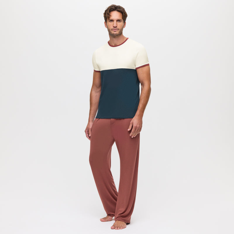 Puzzle Color Block T-Shirt