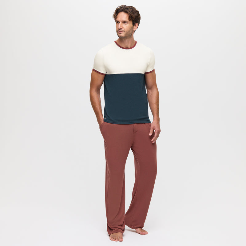Puzzle Color Block T-Shirt