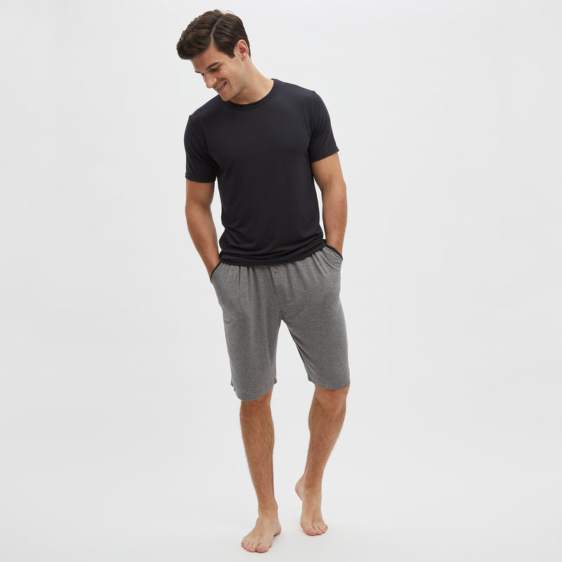 Classic Short Sleeve T-Shirt / Contrast Shorts Pyjama